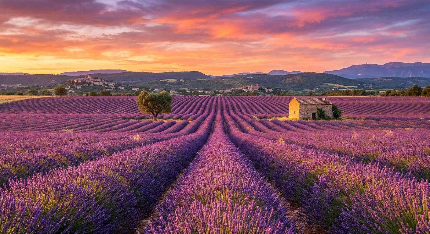 Lavandes plateau de Valensol Luberon : l'ivresse violette