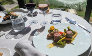 Repas au Domaine Ribiera